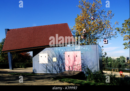France, Hauts de Seine, Colombes, Ile Marrante park Banque D'Images