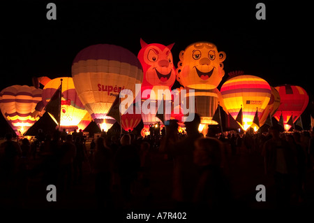 International de montgolfieres, Saint-Jean-sur-Richelieu, Québec, Canada Banque D'Images