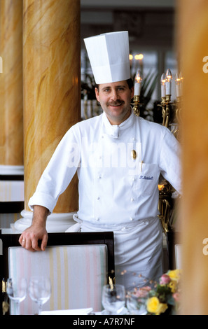 La Suisse, région de Berne (Oberland Bernois), le chef de l'hôtel Victoria-Jungfrau à Interlaken Banque D'Images