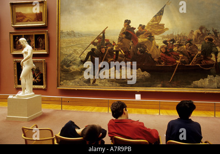 United States, New York, Manhattan, Metropolitan Museum of Art, le American Wing Banque D'Images