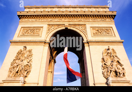 France, Paris, Arc de Triomphe Banque D'Images