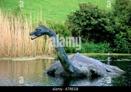 Royaume-uni, l'Écosse, les Highlands, le Loch Ness, Drumnadrochnit, village Banque D'Images