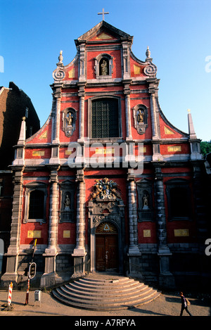 Belgique, Wallonie, Liège, rue Hors-château, l'ancienne zone de Notre-Dame-des-Immaculate-Conception church Banque D'Images