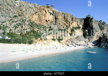 Grèce, Îles du Dodécanèse, l'île de Karpathos, Kyra Panagia beach Banque D'Images