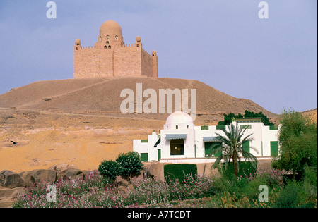 Mausolée de l'Aga khan sur hill, Aswan, Egypte Banque D'Images