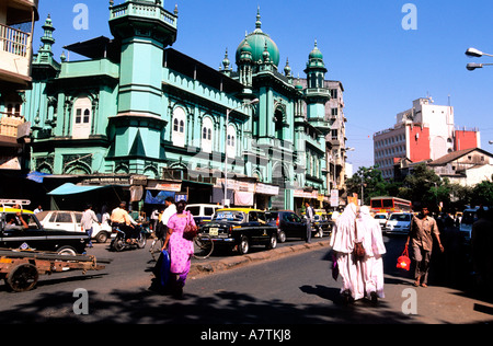 L'Inde, l'État du Maharashtra, Bombay (Mumbai), d'une mosquée dans le quartier de Chor bazaar Banque D'Images