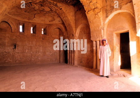 La Jordanie, les châteaux du désert, Al Qasr Kharanah Banque D'Images