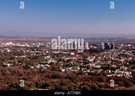 Vue aérienne de la ville, Islamabad, Pakistan Banque D'Images