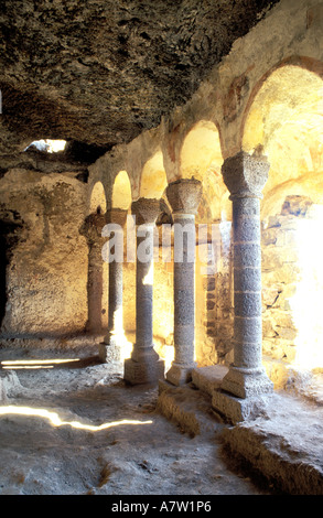 France, Puy de Dome, Saint Nectaire, grottes de Jonas Banque D'Images