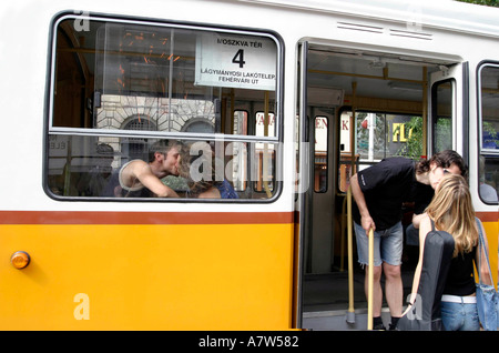 Couple Double Budapest Banque D'Images