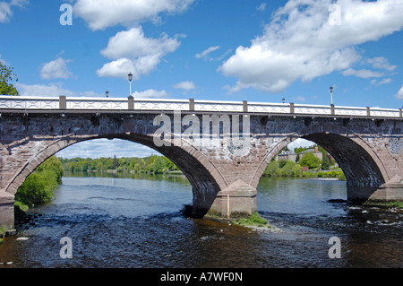 Tay Bridge, Perth City XPL 6390 Banque D'Images