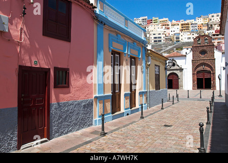 L'architecture dans la capitale San Sebastian de La Gomera Island, Îles Canaries, Espagne, Europe Banque D'Images