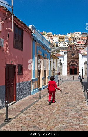 L'architecture dans la capitale San Sebastian de La Gomera Island, Îles Canaries, Espagne, Europe Banque D'Images