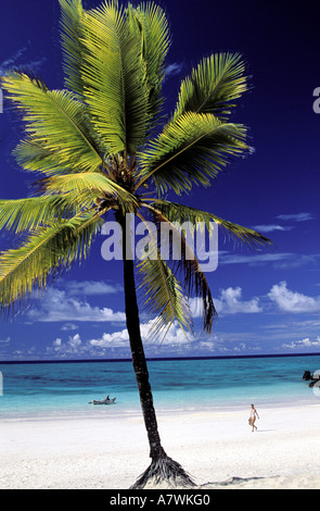 République des Comores, l'île de Grande Comore, plage Galawa Banque D'Images