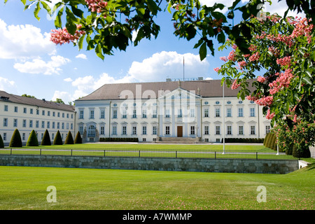 Château Bellevue, le domicile du Président fédéral, Berlin, Allemagne Banque D'Images