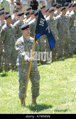 181e cérémonie de déploiement de la Garde nationale du Massachusetts (en Iraq) Banque D'Images