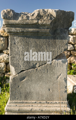 Le MAROC, Volubilis. Ville romaine datant pour la plupart de 2e & 3e c ad/ abandonnées par les Romains en 280 AD Banque D'Images