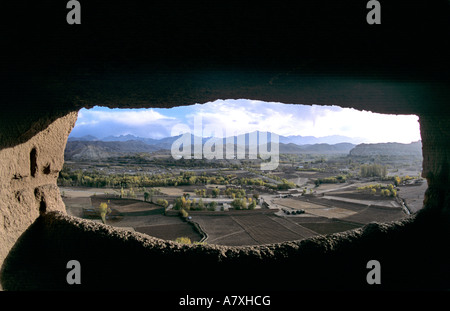 AfgAfghanistan, l'UNESCO Afghanistan, site du patrimoine mondial de Bamiyan, statue de Bouddha et grottes monastiques Banque D'Images