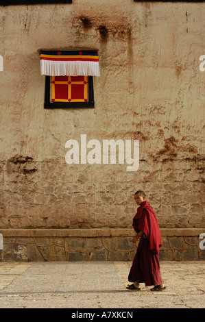 Songzhanling monastère. Zhongdian. La préfecture autonome tibétaine de Xian de dêqên. La province du Yunnan. Chine Banque D'Images