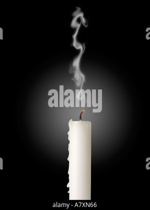 Chandelle éteinte Banque D'Images