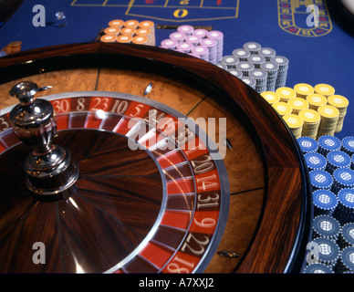 roue de roulette Banque D'Images