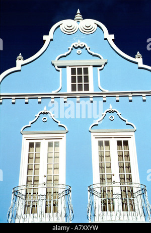 Caraïbes, Pays-Bas, Aruba. Capitale de Oranjestad. Banque D'Images