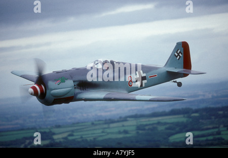 Demi-taille réplique de seconde guerre mondiale Luftwaffe FW190 fighter Banque D'Images