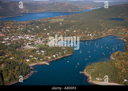 Northeast Harbor Maine de l'air USA Banque D'Images