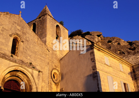 France, Bouches du Rhône, Les Baux de Provence, village du Massif des Alpilles Banque D'Images