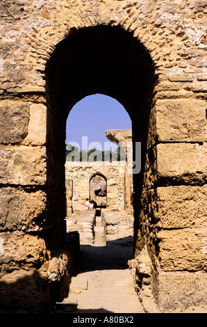 La Tunisie, Carthage, thermes d'Antonin site archéologique Banque D'Images