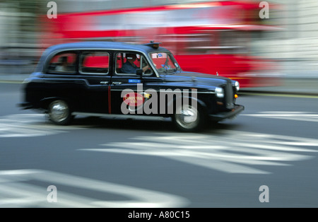 Black Cab London UK Banque D'Images