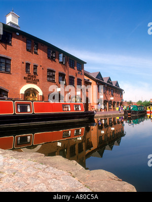 Le bassin du Canal Coventry England UK Banque D'Images