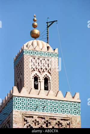 La Koutoubia de Marrakech Maroc Afrique du Nord Banque D'Images