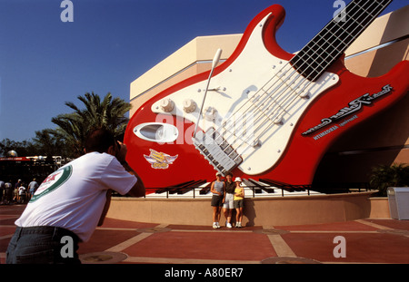 États-unis, Floride, Orlando Disneyworld, le Rock'n Roller Coaster avec Aerosmith Banque D'Images