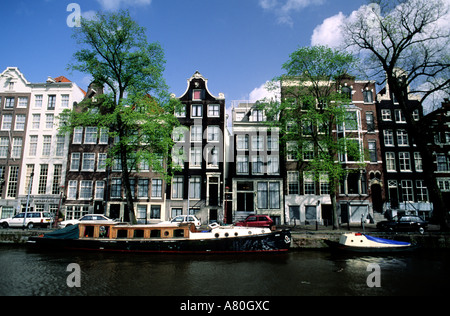Pays-bas, le nord de la Hollande, Amsterdam, Herrengracht Province Banque D'Images