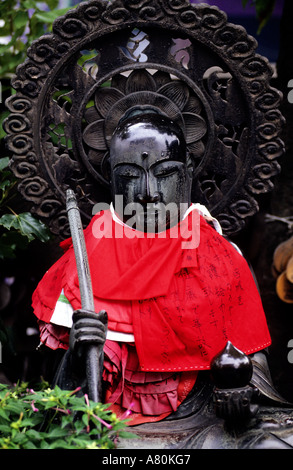 Le Japon, l'île de Honshu, région du Kanto, la ville de Tokyo, temple dans le quartier populaire d'Asakusa Banque D'Images