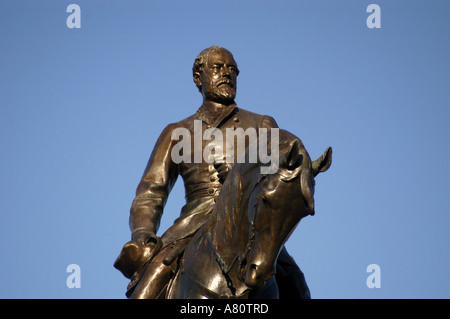 Richmond en Virginie, le général Robert E Lee statue Banque D'Images