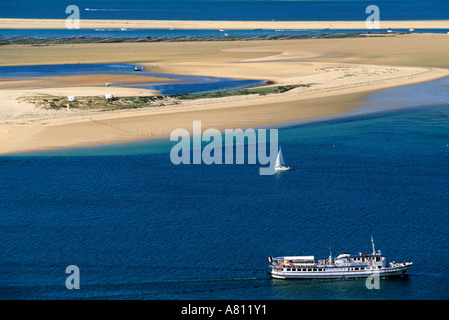 France, Gironde, banc d'Arguin vu de la dune du Pilat Banque D'Images