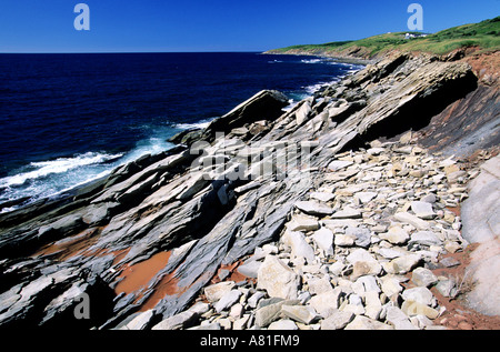 Canada, Nova Scotia, the Cape Breton Island, the Cabot Trail, Cape Breton Highlands National park of Canada Banque D'Images