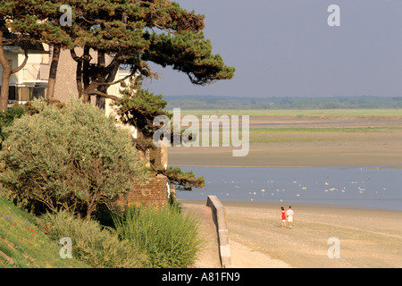 France, Picardie, Baie de Somme de Le crotoy Banque D'Images