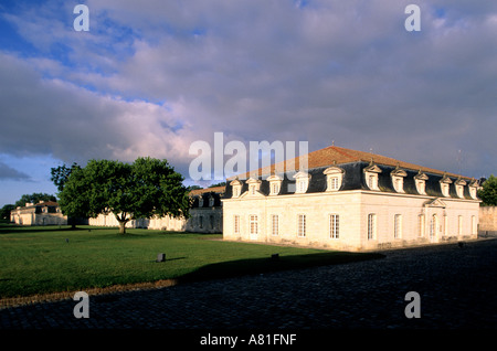 En France, en Charente Maritime, Rochefort, Corderie Royale ou royal Fabrication de corde Banque D'Images