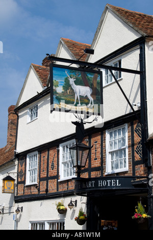 Le White Hart Hotel Dorchester on Thames Oxfordshire Banque D'Images