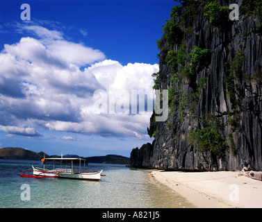 Philippines, Palwan Province, l'Île Coron Banque D'Images