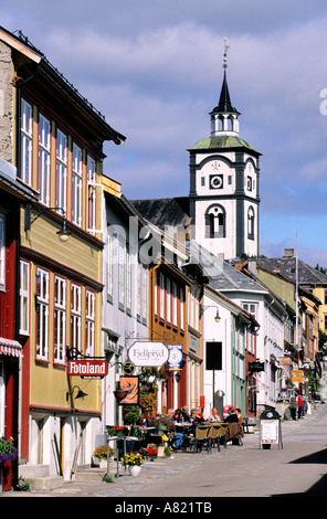 La Norvège, Røros ville, une ancienne ville minière (cuivre), classé Patrimoine Mondial par l'UNESCO Banque D'Images