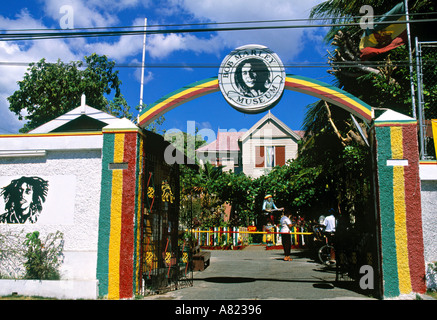 Bob Marley Museum, Kingston, Jamaïque Banque D'Images