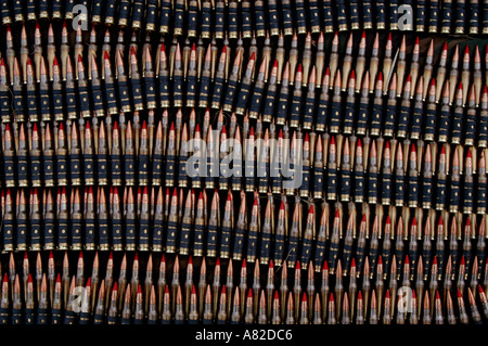 Les préparatifs de guerre de l'Iraq, Colchester, casernes de l'Angleterre. 2003 3 Para 16 Brigade d'assaut aérien montrent leur kit. Banque D'Images