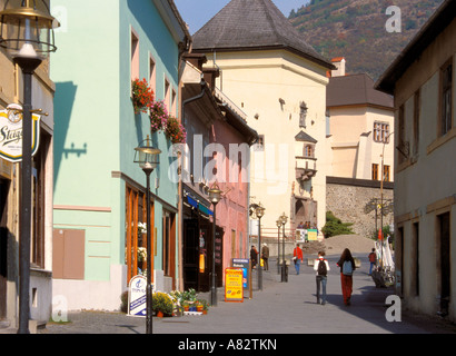 Kremnica ville remonte à l'an 1328 en Slovaquie Banque D'Images