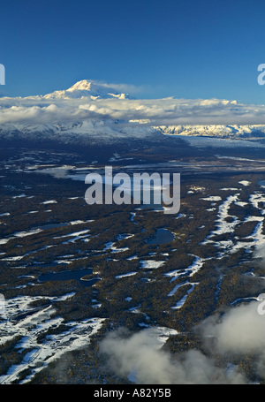 Mt. Mckinley, Denali NP, Alaska, USA Banque D'Images