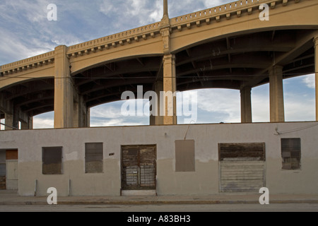 4ème street Bridge Los Angeles California United States of America Banque D'Images