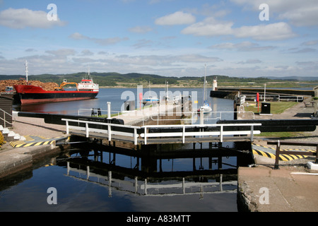 Crinan canal écluses Argyll and bute, Ecosse Banque D'Images